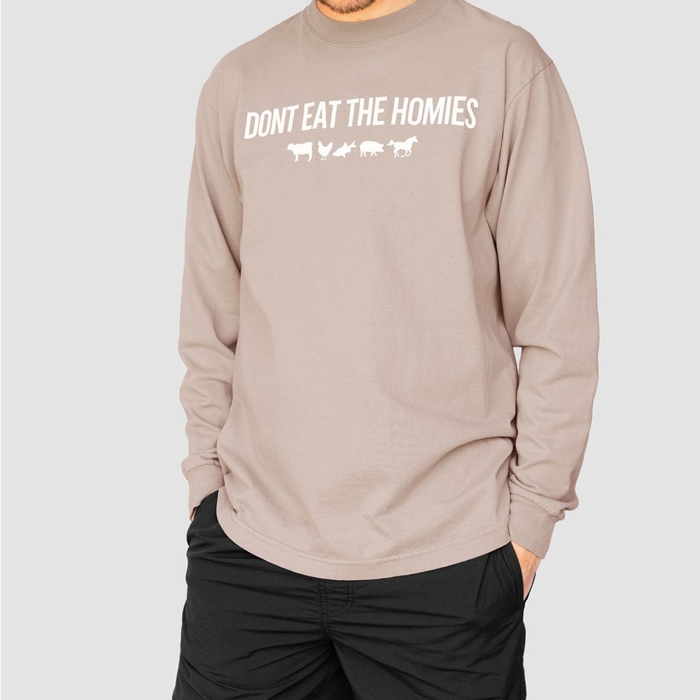 DON’T EAT THE HOMIES 3d long sleeve size S NWOT